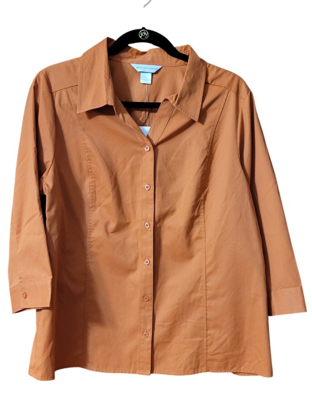 Christopher & Banks ¾ Sleeve Button-Down Top NEW